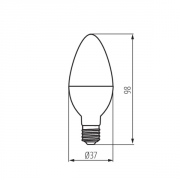 Źródło światła LED C37 LED N E14