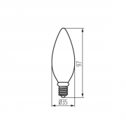 Źródło światła LED XLED C35 E14