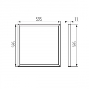 Panel LED podtynkowy Brev LED N