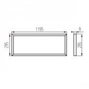 Panel LED podtynkowy Bervo LED 12030