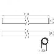 Oprawa liniowa LED ALIN LED 23W 1133mm
