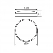 Plafoniera LED Qualis LED N