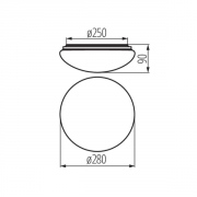 Plafoniera LED Cygnus LED N
