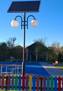  Elektriko Latarnia solarna Park Solar LED Double Light V1b