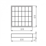 Oprawy rastrowe awaryjne Tech 01 N/T SA/A do świetlówek LED T8