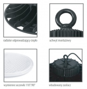 Oprawa high-bay LED Polaris IP65