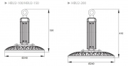 Oprawa high-bay LED Unkalhai IP65