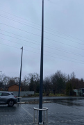  Elektriko Słupy oświetleniowe Basic Pole do fundamentu