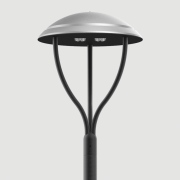 Lampa parkowa Coso D LED 48, 2 700 K, optyka DW, anodowana inoxczarny