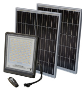  Elektriko Halogen solarny LED 2400lm (odp. 200W) + 2 x panel słoneczny (2 x 25W)
