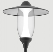  Rosa Lampa parkowa Auris LED