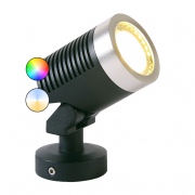 LED SMART RGB + 3000K/6000K reflektor kierunkowy Alu IP44