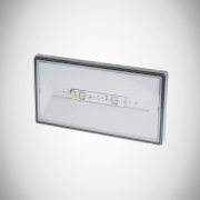 Oprawa awaryjna Alfa III 2 LED asymetryczna