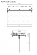 Oprawa awaryjna Alfa III LED AL3