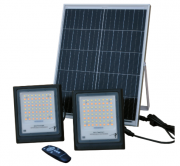  Elektriko Lampa solarna LED 2x60W + panel słoneczny (25W)