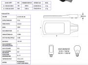 Lampa uliczna LED Zeta IP65