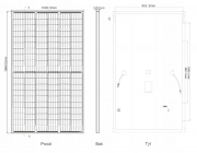 Panel fotowoltaiczny RS6K-340M mono Half-Cut 1684x1002x35mm