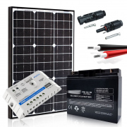 Zestaw Solarny 50w 12v / 18ah