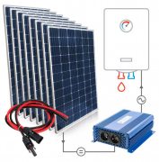  Elektriko Zestaw Do Grzania Wody W Bojlerach 8x280w + Mppt Solar Boost