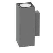 Lampa ścienna Cubic Wall IP65 LED 50° 15W 1630lm 840 RF Antracyt