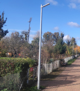  Elektriko Latarnia uliczna solarna LED Gemini 18 ze słupem 3-4m i fundamentem