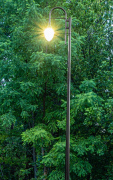  Elektriko Latarnia parkowa Bella LED słup aluminiowy 6m czarny