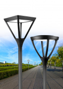 Latarnia parkowa Park Plus LED słup aluminiowy 4-5m czarny