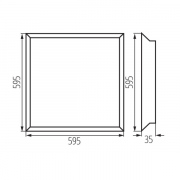 Panel LED podtynkowy Panel LED podtynkowy Landa BL