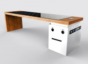  Elektriko Ławka solarna Bench01 bez oparcia USB / WiFi / LED