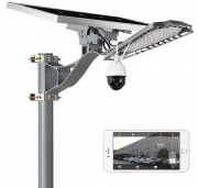 Lampa solarna uliczna z kamerą CCTV Wifi 4G 60W