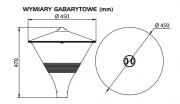 Oprawa parkowa Amber 40-60