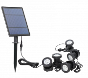 Lampa solarna LED do oczka wodnego (5x1W)