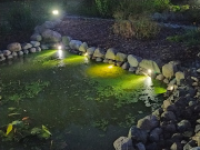 Lampa solarna LED do oczka wodnego (5x1W)