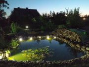 Lampa solarna LED do oczka wodnego (5x1W)