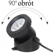 Lampa solarna LED do oczka wodnego (5x1W)