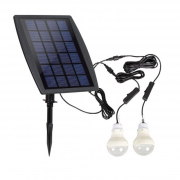  Elektriko Lampa solarna LED (2x1W)