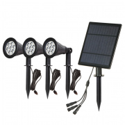  Elektriko Lampa solarna LED / reflektorki 3x7W