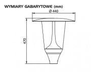 Oprawa parkowa Caeli LED IP66