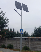  Elektriko Znak solarny aktywny D6 hybrydowy z lampą uliczna LED