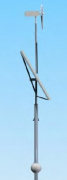 Lampa hybrydowa uliczna+parkowa LED 3,5-6m 2 panele