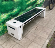  Elektriko Ławka solarna Bench EC2 USB / LED / 1700 x 450 x 450 mm 