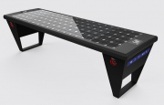  Elektriko Ławka solarna Bench EC3 USB / LED / 1700 x 450 x 450 mm 