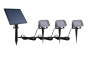  Elektriko Lampa solarna LED / reflektorki 3x4W