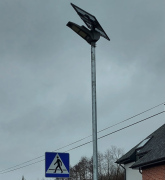  Elektriko Lampa solarna LED Persa ze słupem stalowym i fundamentem