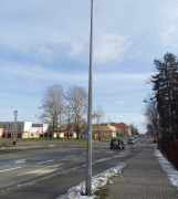 Słupy stalowe o przekroju sześciokątnym V4