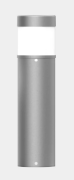 Kolumna aluminiowa KARIN 600 LED, 8W, 5 000K, anodowany szary