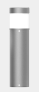 Kolumna aluminiowa KARIN 600 LED, 16W, 3 500K, anodowany naturalny