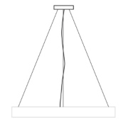  PXF Geometric LED (Ring/Triangle) Zawieszenie centralne 3x
