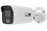 Kamera IP 4 MPX AcuSense+ColorVu, obiektyw stałooogniskowy:2,8mm, Tuba, biała obudowa, LED 40m,