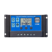  Elektriko Regulator ładowania PWM 12V/24V z wyświetlaczem